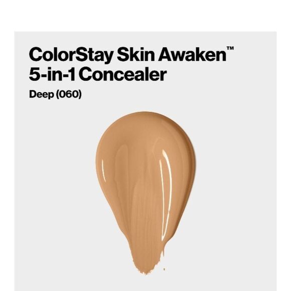 ๐น3/$12 Revlon Skin Awaken Cream Concealer Makeup,  060 Deep - Picture 2 of 5